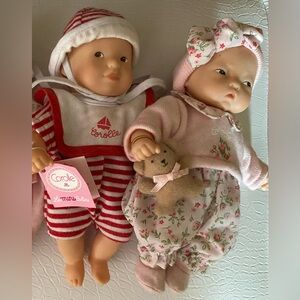 Bundle of 2 Corolle baby dolls! 1 girl and a boy!
